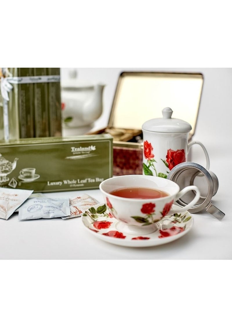 Tealand - Durable Ultra Fine Mesh Strainer Filter Stainless Steel Perfect Size Suitable To Any Teapot Mugs Cups To Steep Loose Leaf Tea - Image 1