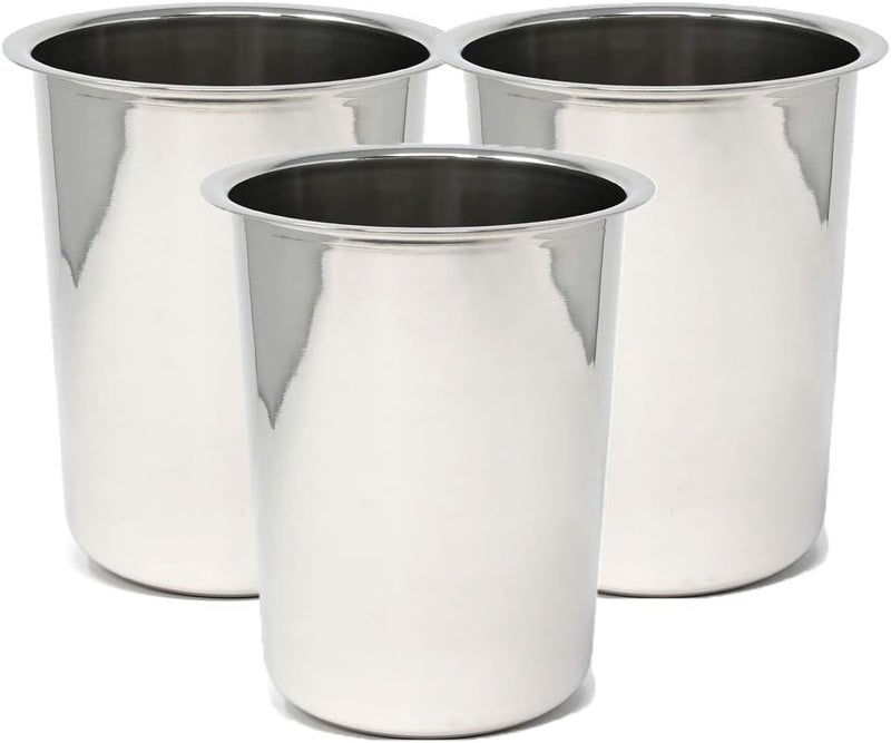 Winco 3-Pack 1.25-Quart Silver Stainless Steel Double Boiler Pot Multi option design - Image 1