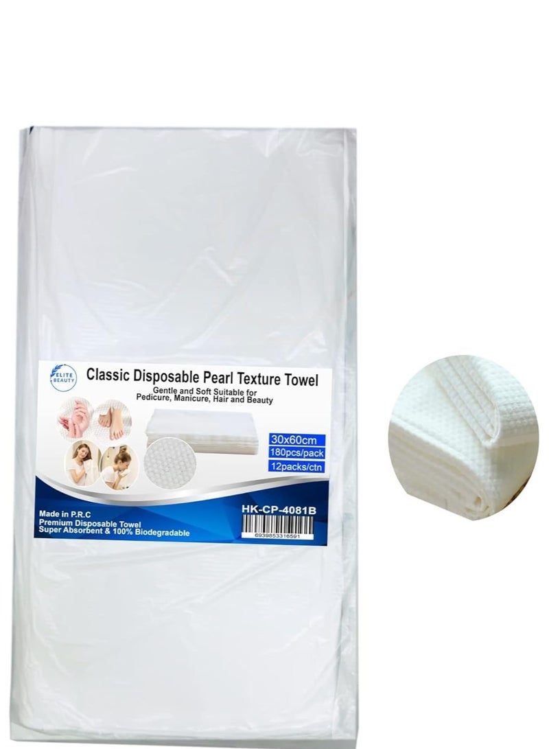 Elite Beauty VIP Disposable Manicure Towel 30x60cm HK-JY1001 (180pcs pack, 12packs ctn - Image 1