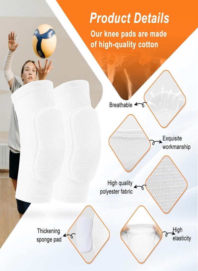 HISFFOG Volleyball Knee Pads for Dancers, Soft Breathable Knee Pads for Men Women Younth Girls Kids Knees Protective, Knee Braces for Volleyball Football Dance Yoga Wrestling Running Cycling - Image 2