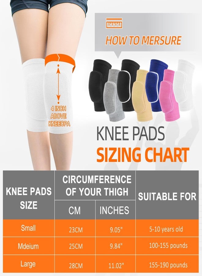 HISFFOG Volleyball Knee Pads for Dancers, Soft Breathable Knee Pads for Men Women Younth Girls Kids Knees Protective, Knee Braces for Volleyball Football Dance Yoga Wrestling Running Cycling - Image 3