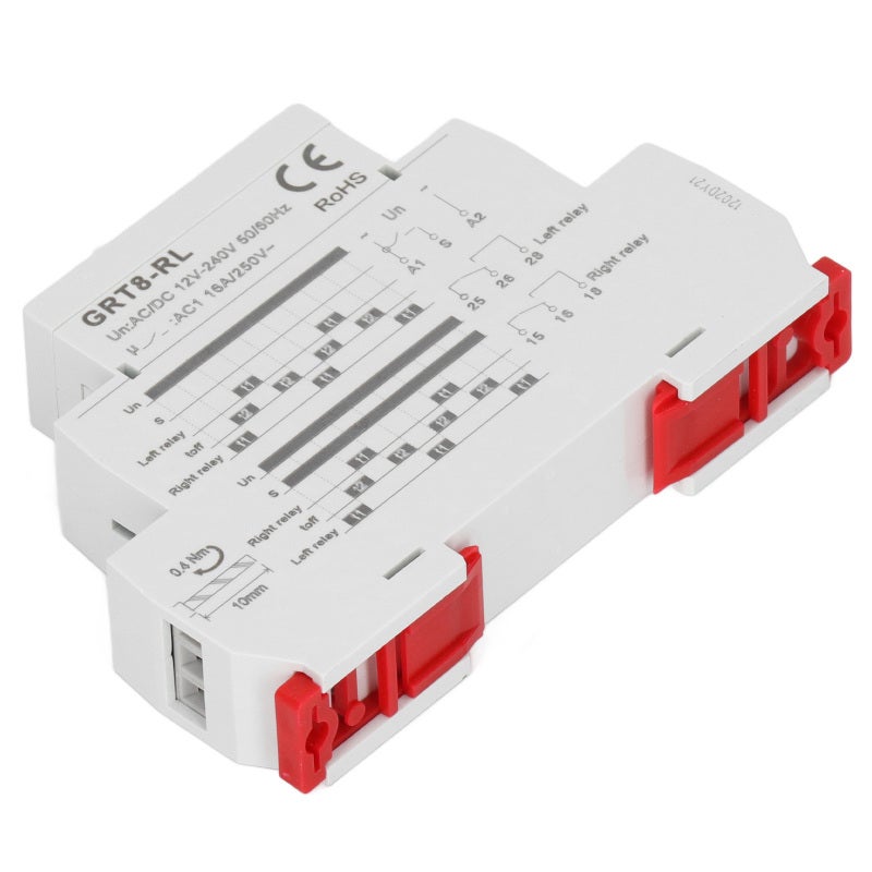 GEYA مرحل زمني دورة تبادلية 0.1 ثانية إلى 10 أيام قابل للتعديل مؤشر LED - مادة ABS مثبطة للهب مؤقت تأخير للمحركات الأضواء المضخات - Image 2