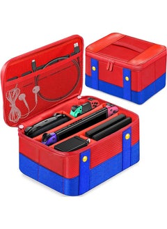 LENND Carry Case, Storage Carrying Case Compatible With  OLED Soft Shell Protective Travel Case for Controller & Accessories  - Image 1