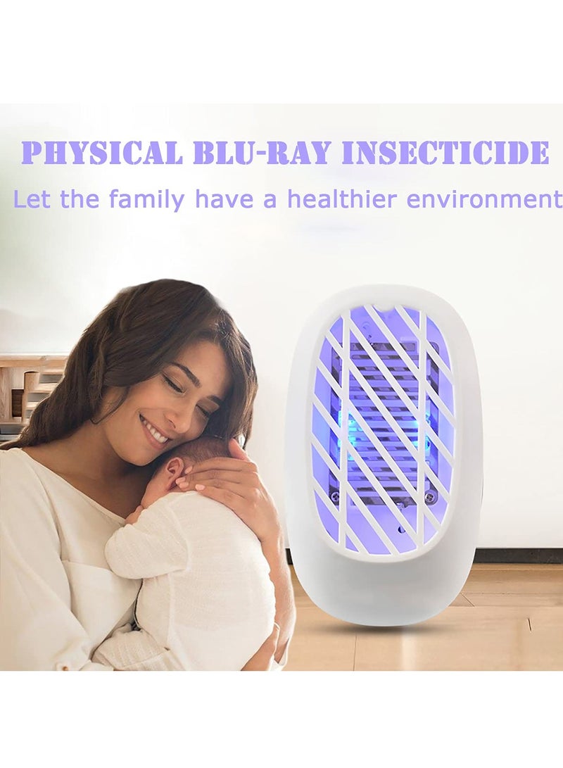 SOLARAE Bug Zapper Indoor, Fly Trap for Indoors, Indoor Insect Trap for Mosquito, Gnat, Moth, Fruit Flies, Electronic Mosquito Zapper with Blue Light for Patio, Bedroom, Kitchen, Office - Image 4