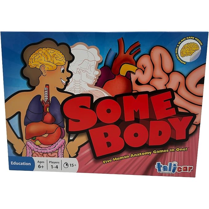 TaliCor Somebody Human Anatomy Game  Educational Science Board Game for Kids Ages 6+ | Learn The Human Body, Organs & Systems | Talicor - Image 2