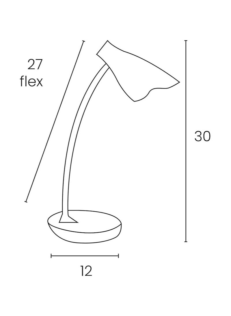 Generic - LED Desk Lamp, 2-in-1 Reading Lamp/Bedside Lamp, 3 Brightness Modes, Dimmable, USB Rechargeable Battery Table Lamp, Wireless Table Lamp with Touch Control for Reading, Study, Working. - Image 1