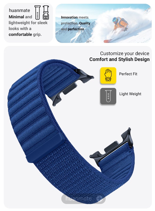 huanmate Samsung Galaxy Watch 8 44mm Premium Replacement Strap - High Quality, Lightweight, Stylish & Durable - Easy Installation - Replacement Strap for Samsung Galaxy Watch 8 44mm - Image 3