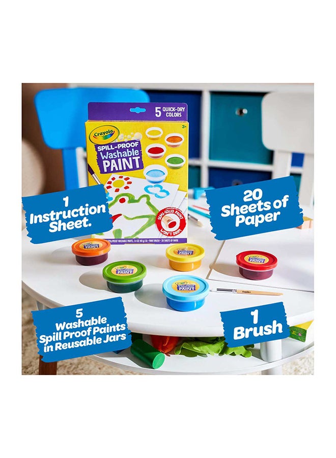Crayola أطقم ألوان قابلة للغسل ومضادة للتسرب - Image 2