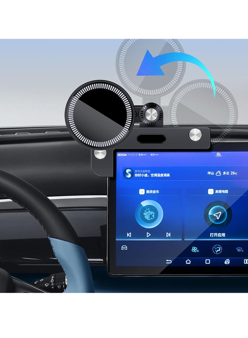 كاست ويف حامل هاتف لسيارات Tesla Model 3/Y/X/S، حامل هاتف مغناطيسي لـ MagSafe وجميع الهواتف، أقوى حامل هاتف مغناطيسي متوافق مع iPhone 15 14 13 Plus Pro Max والمزيد - Image 3