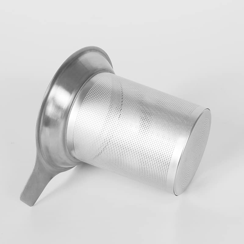 datsto Tea Infuser for Loose Tea Extra Fine Mesh Tea Strainer Stainless Steel Tea Steeper with Large Capacity, Easy to Clean, Single Handle for Hanging on Mugs, Cups, Teapot - Image 2