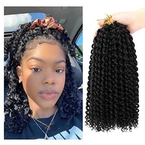 Dansama Passion Twist Hair Water Wave Braiding Hair for Butterfly Style Crochet Braids Bohemian Hair Extensions 12inch Pack of 7 1B - Image 2