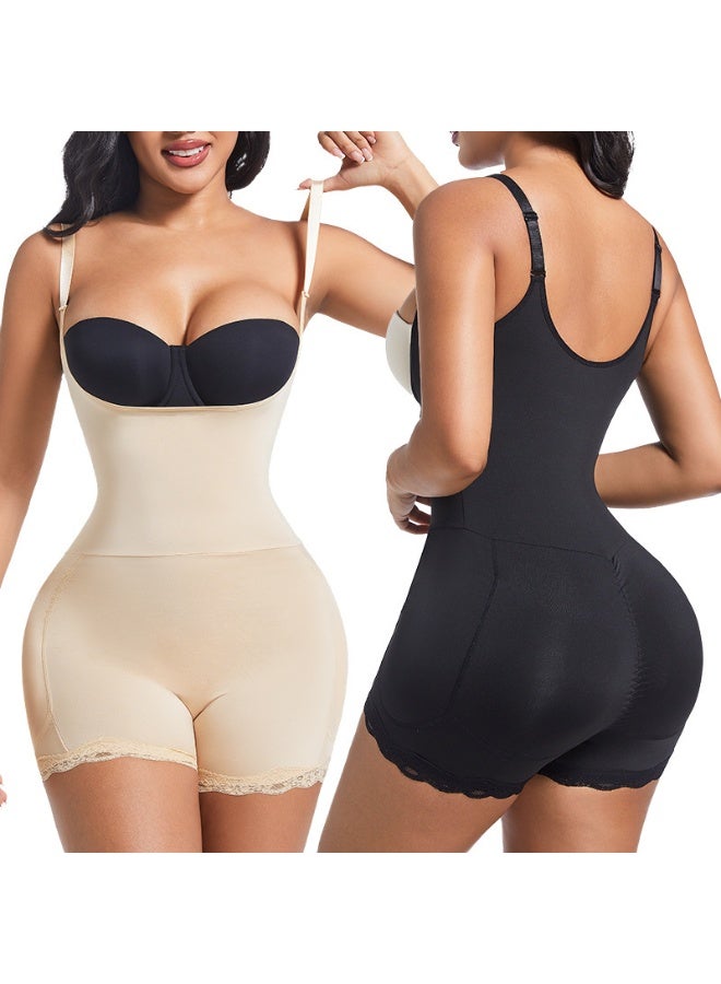 KUYING New Comfortable Skin Friendly Breathable Shaping Waist Cinching Jumpsuit Set Of 2 - Image 1