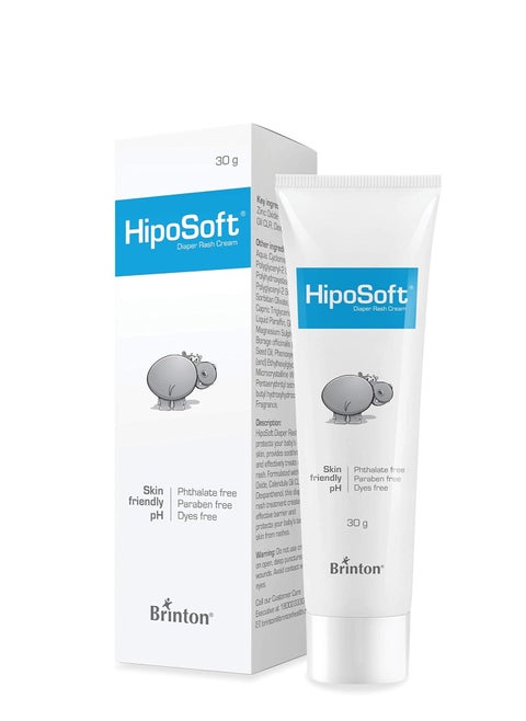 HipoSoft Diaper Rash Baby Cream (30g) | Especially Designed for Sensitive Baby Skin | Freedom from Rashes | Most Recommended Cream | Dermatologically Tested