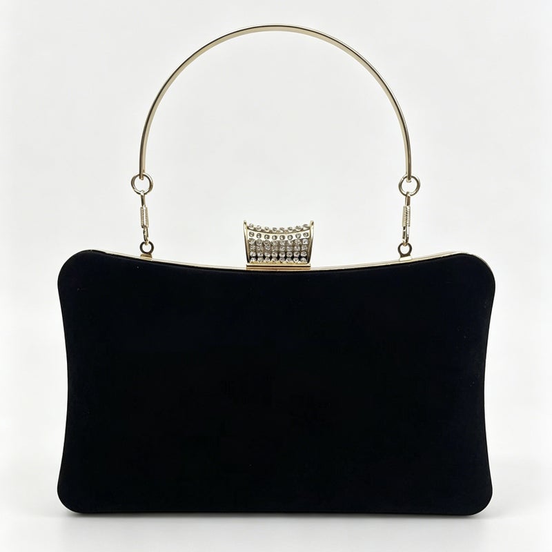 Velvet Pillow Clutch Bag - Image 2