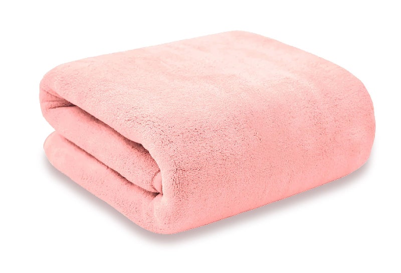 MAXOSHINE Microfiber Towels for Bath Large Size-Super Soft Coral Fleece Bathing Towel with Hook Quick Dry Super Absorbent-Bath Towel for Men and Women-70x140 cm, 350 GSM, Pack of 1 - Image 1