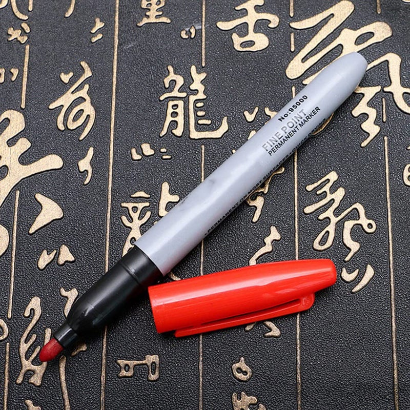 ZJchao 6pcs Marker Pen, Semi Permanent Positioning Pen with Graduated Markers for Eyebrow Lip Tattoos, Surgeries, CDS DVDS Writing - Image 2