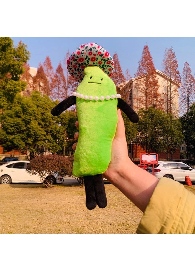 هالامودو السر Staycation Edamame العائلة بلش ，البازلاء العملاقة في لعبة بلش البازلاء بود ممشوة الألعاب ，النبات دمية أحجام مختلفة الفاصوليا الخضراء - Image 2