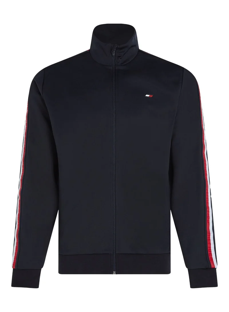 TOMMY HILFIGER Trim Tape Zip Through