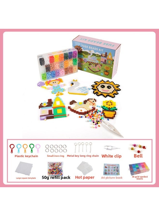 ألعاب ألغاز تعليمية للأطفال 24 لونًا قابلة للتخصيص DIY Pinduodo البدلة البيع المباشر - اللون: سلسلة الحديقة - Image 1