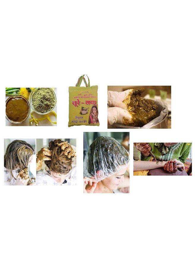Amina Nooresaba Plus Pure Henna Powder Double Refined (Cloth Filtered)(500Gm)  - Image 3