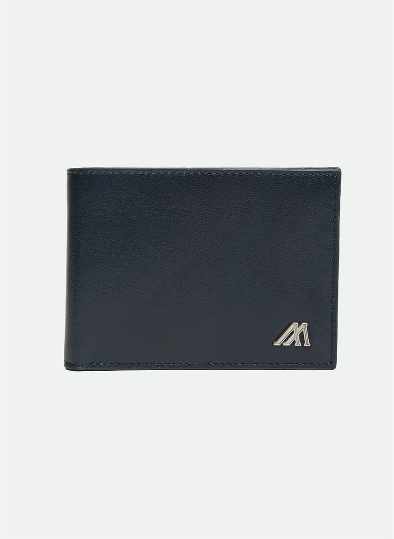مانرزم The Stillwater Essential Leather Bifold Wallet – Navy
