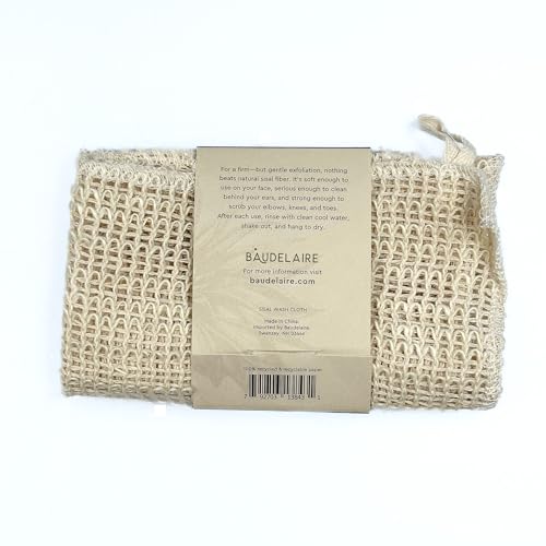 Baudelaire Sisal Exfoliating Wash Cloth – Gentle & Natural Skincare - Image 3