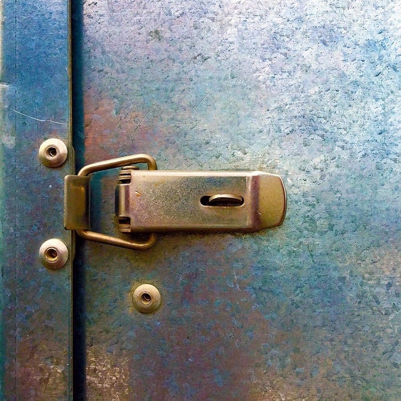 Stainless Steel Spring Loaded Toggle Latches Lock Hasp 68mm Length Pack of 4 - Image 3