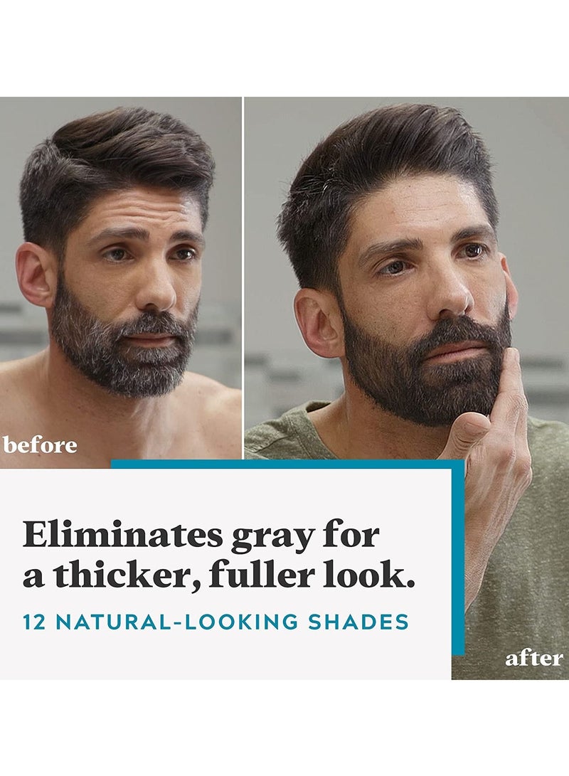 Just For Men جل تلوين اللحية والشوارب، تلوين اللحية للرجال، يقلل من الشيب، بني داكن M-45 - Image 2