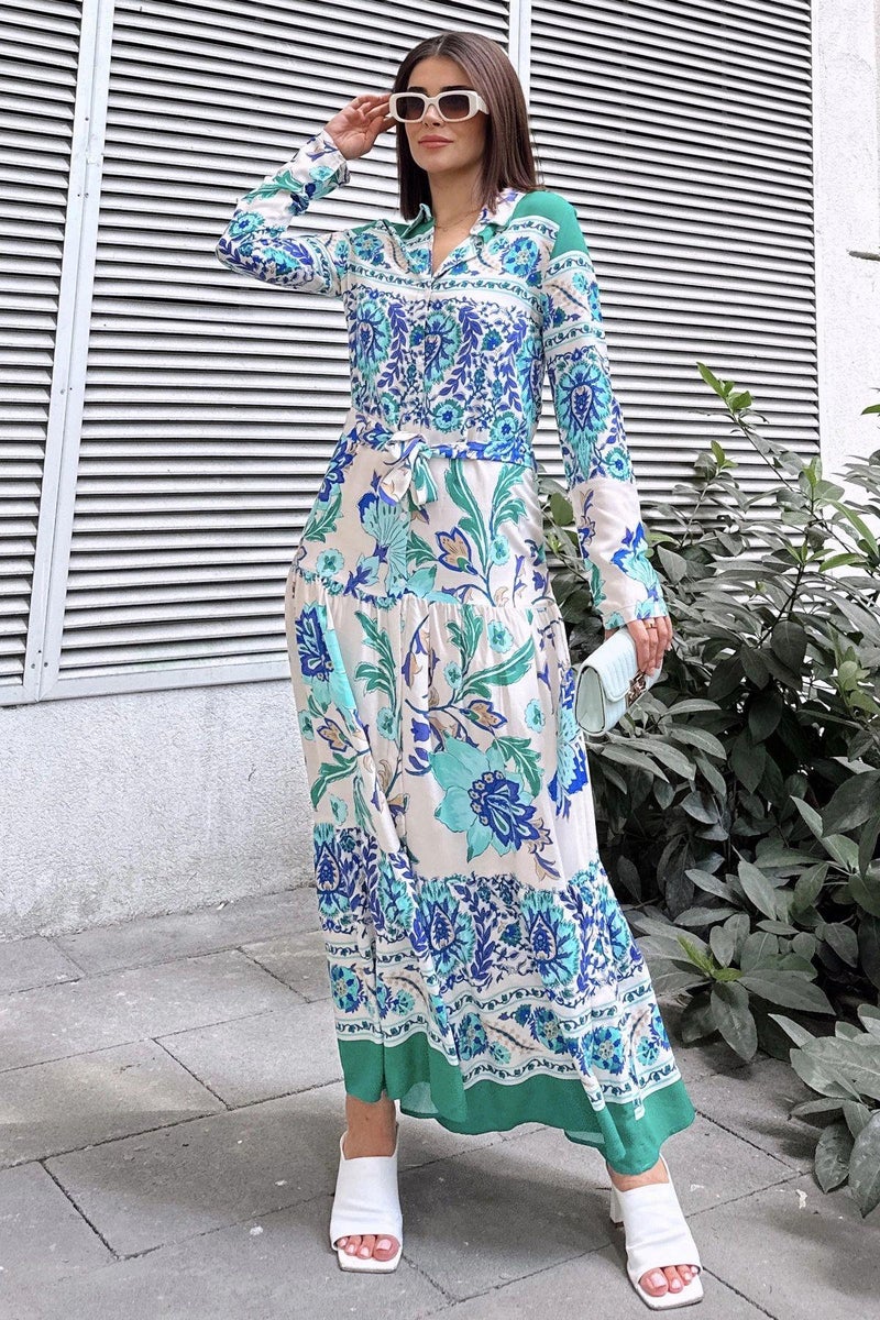 Weshaya Dress Women Mint green - Image 1