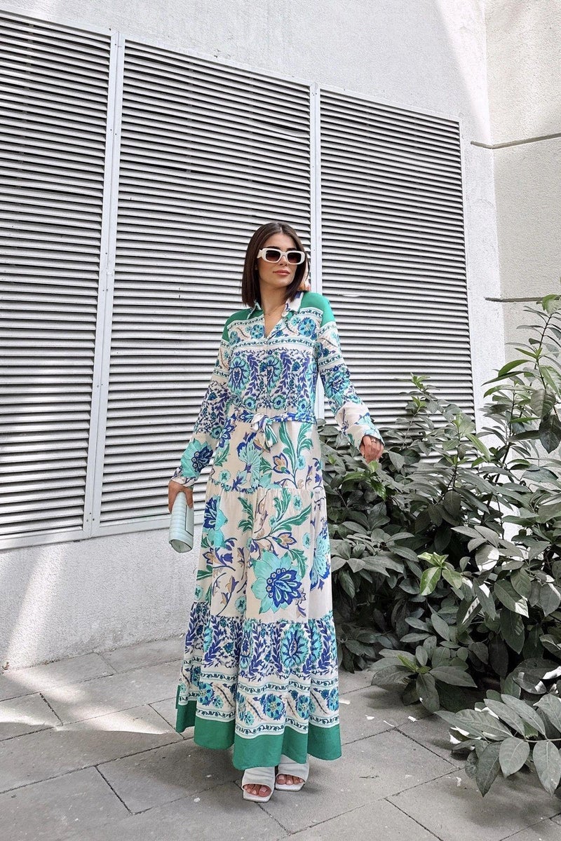 Weshaya Dress Women Mint green - Image 4