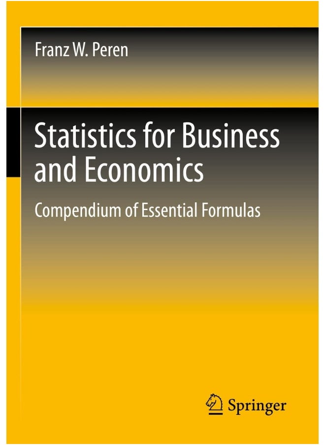 null - Statistics for Business and Economics: Compendium of Essential Formulas - Image 1