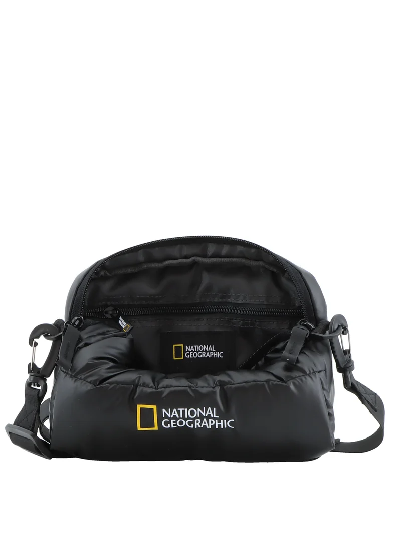 NATIONAL GEOGRAPHIC National Geographic Puffer Utility Bag 3L – Small Travel Crossbody Bag with RFID Pocket, Adjustable Shoulder Strap, Sling Utility Messenger Bag for Outdoor &amp; Daily Use