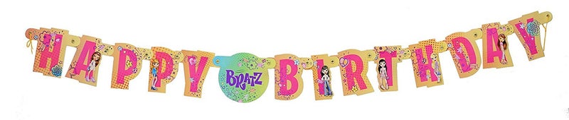 MANGO Unique Bratz Lucky And Charmed Happy Birthday Banner - Image 1
