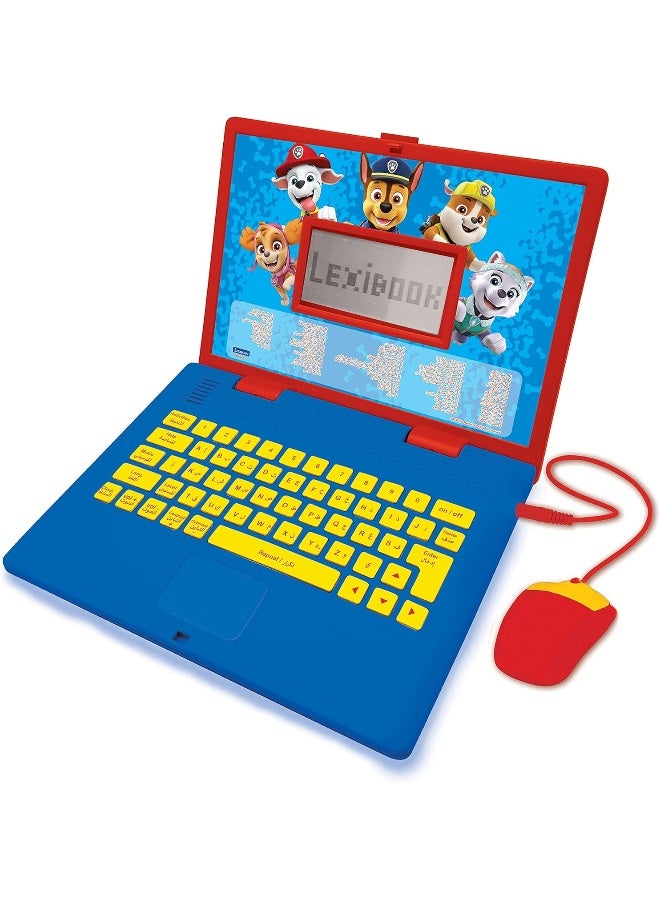 Lexibook JC598PAi13 Educational and Bilingual Laptop Arabic/English-Toy for Child Kid 124 Activities, Learn Play Games and Music with Paw Patrol-Red/Blue - Image 1