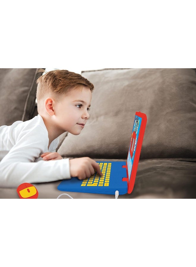Lexibook JC598PAi13 Educational and Bilingual Laptop Arabic/English-Toy for Child Kid 124 Activities, Learn Play Games and Music with Paw Patrol-Red/Blue - Image 4