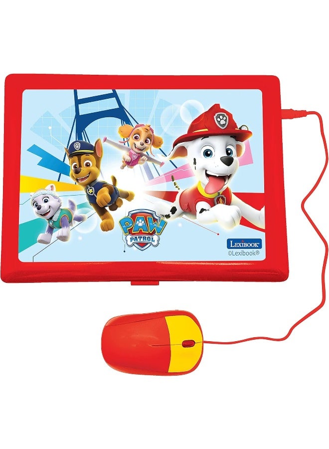 Lexibook JC598PAi13 Educational and Bilingual Laptop Arabic/English-Toy for Child Kid 124 Activities, Learn Play Games and Music with Paw Patrol-Red/Blue - Image 2