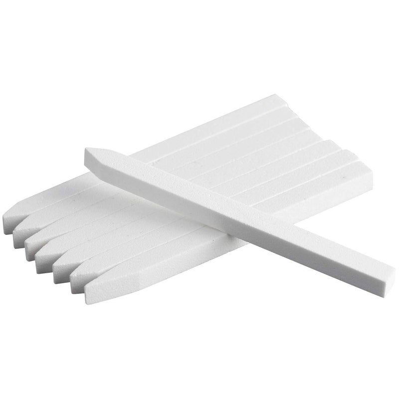 LoveBB 18 Pcs Nail File Pumice Stone Cuticle Pusher Nail Art Pedicure Manicure Tools White