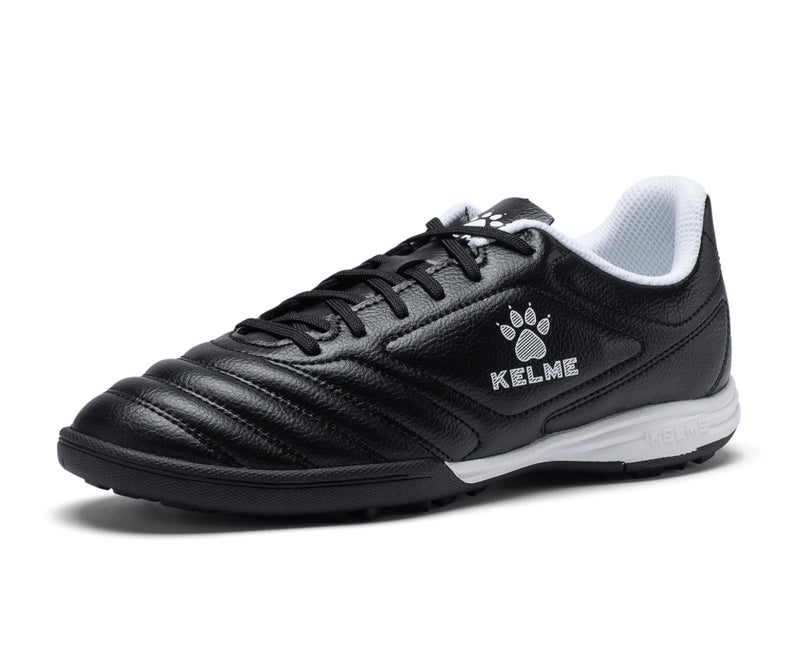 KELME أحذية كرة القدم turf للبالغين من KELME للجنسين، أحذية كرة الصالات الداخلية، للرجال والنساء، أسود، مقاس 7 - Image 1