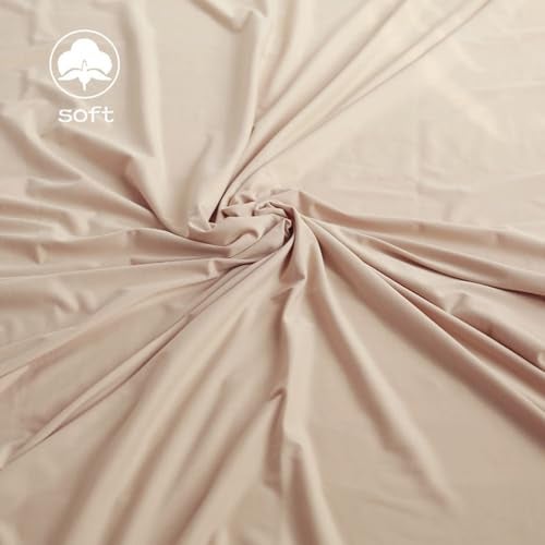 Honra Orraphtstu Newborn Photography Wraps Baby Posing Props Stretch Fabric for Professional Photoshoot (Backdrop with Wrap, Beige) - Image 2
