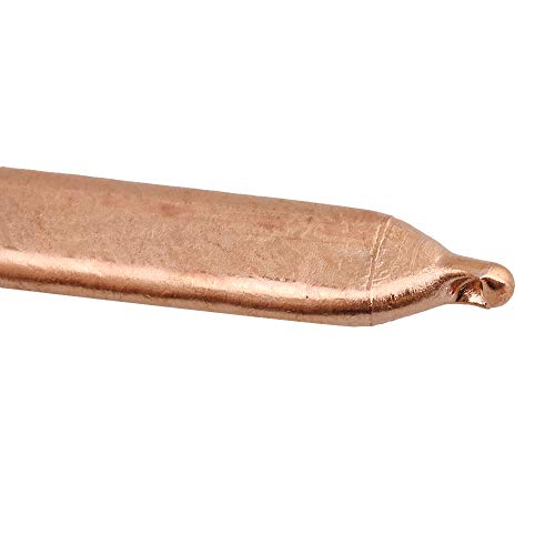 BQLZR Flat Heat Pipe Computer Tube 0.3x0.8x8cm Copper Sink CPU Tube Retrofit Pack of 4 - Image 5