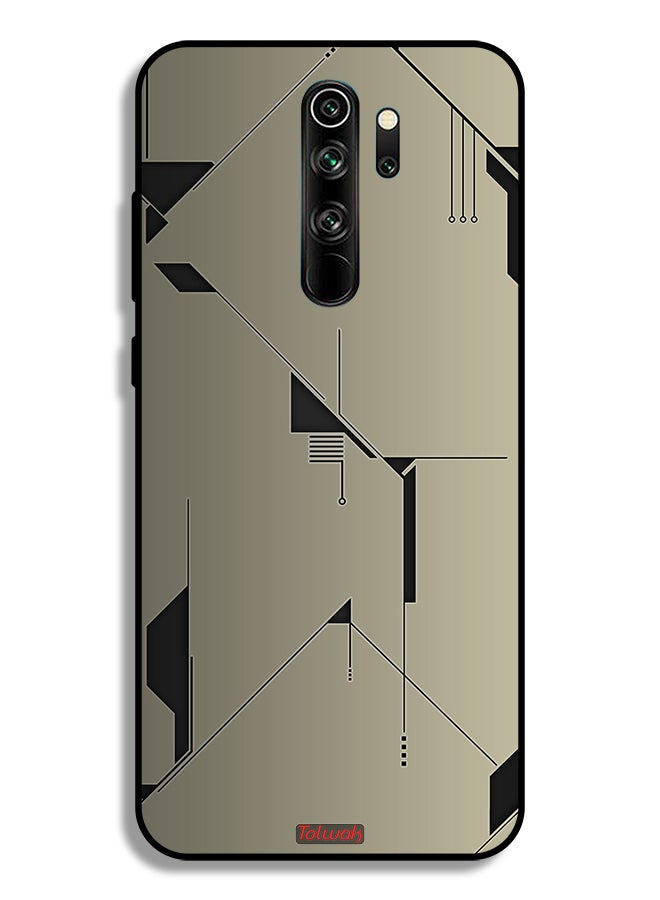 Tolwak Xiaomi Redmi Note 8 Pro Protective Case Cover Minimalism Abstract Digital Art - Image 2