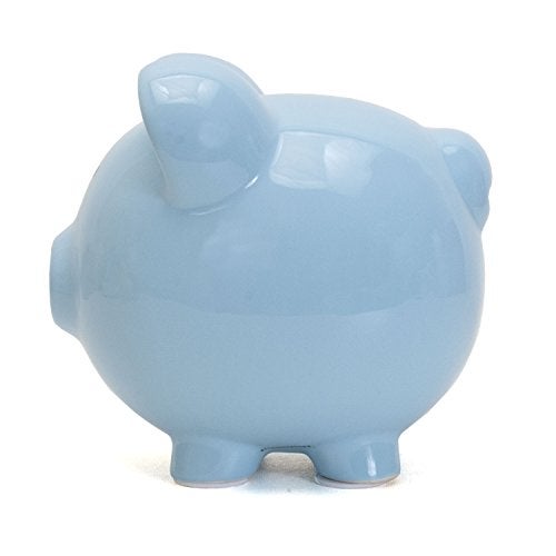 Child to Cherish Ceramic Piggy Bank, Blue - Image 4