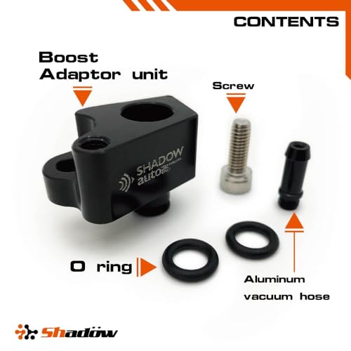Shadow Boost Gauge Turbo Sensor Adapter For Ford Ecoboost Engine Focus MK3.5 Escape Fiesta ST 1.5L 1.6L Billet Aluminum Boost Tap Kit - Image 5