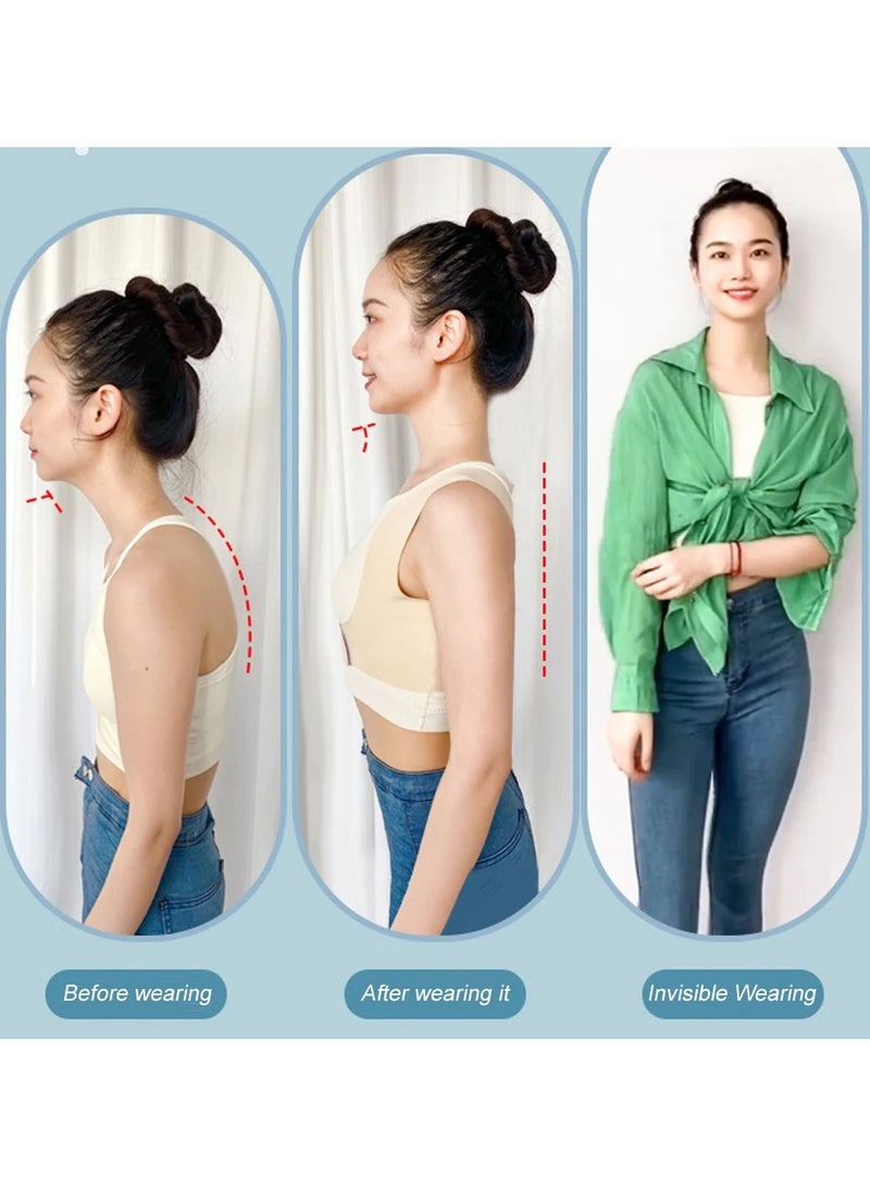 general Women Adjustable Chest Support Belt Posture Corrector Body Shaper Corset Upper Back Support Bandage - Image 5