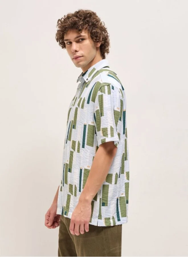THE BEAR HOUSE Men's Shirt for Casual and Formal Wear | Classic Button-Down Style for Office, Daily Use, Travel, Events & All-Season Outfits | Versatile & Stylish Wardrobe Essential for Every Occasion