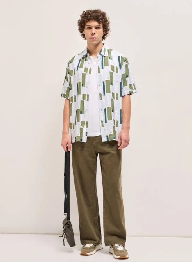 THE BEAR HOUSE Men's Shirt for Casual and Formal Wear | Classic Button-Down Style for Office, Daily Use, Travel, Events & All-Season Outfits | Versatile & Stylish Wardrobe Essential for Every Occasion