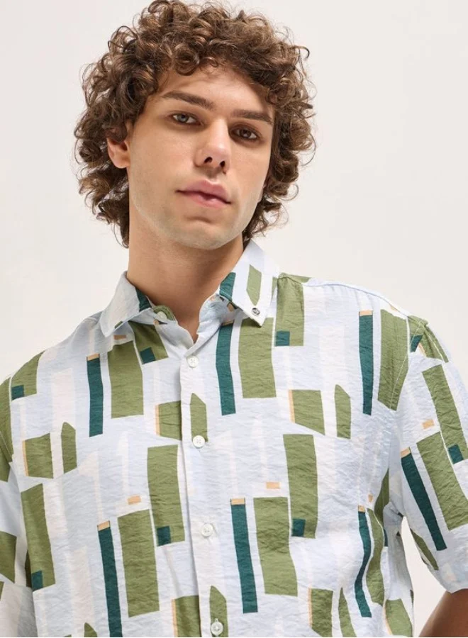 THE BEAR HOUSE Men's Shirt for Casual and Formal Wear | Classic Button-Down Style for Office, Daily Use, Travel, Events & All-Season Outfits | Versatile & Stylish Wardrobe Essential for Every Occasion