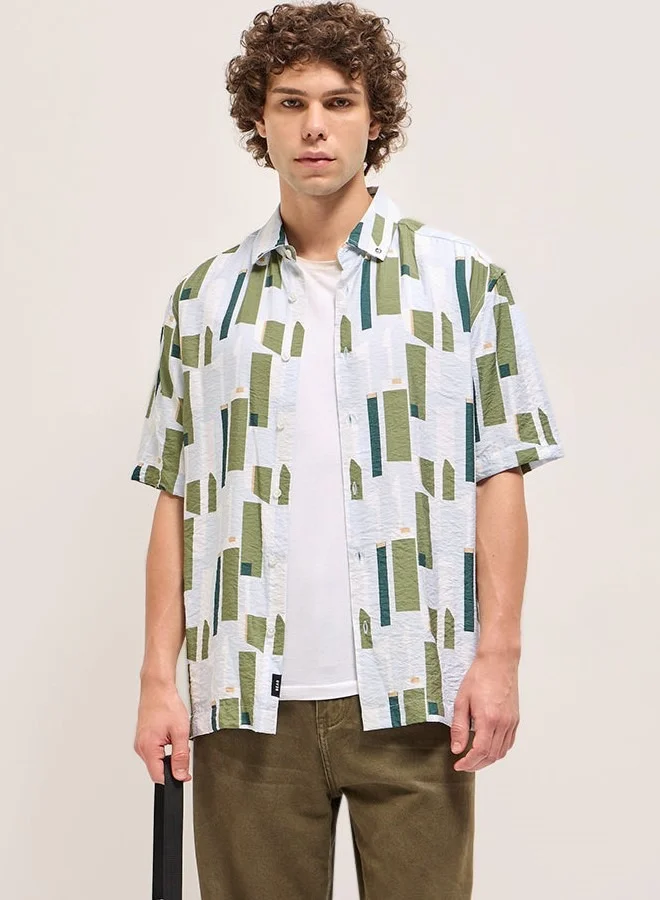 THE BEAR HOUSE Men's Shirt for Casual and Formal Wear | Classic Button-Down Style for Office, Daily Use, Travel, Events & All-Season Outfits | Versatile & Stylish Wardrobe Essential for Every Occasion