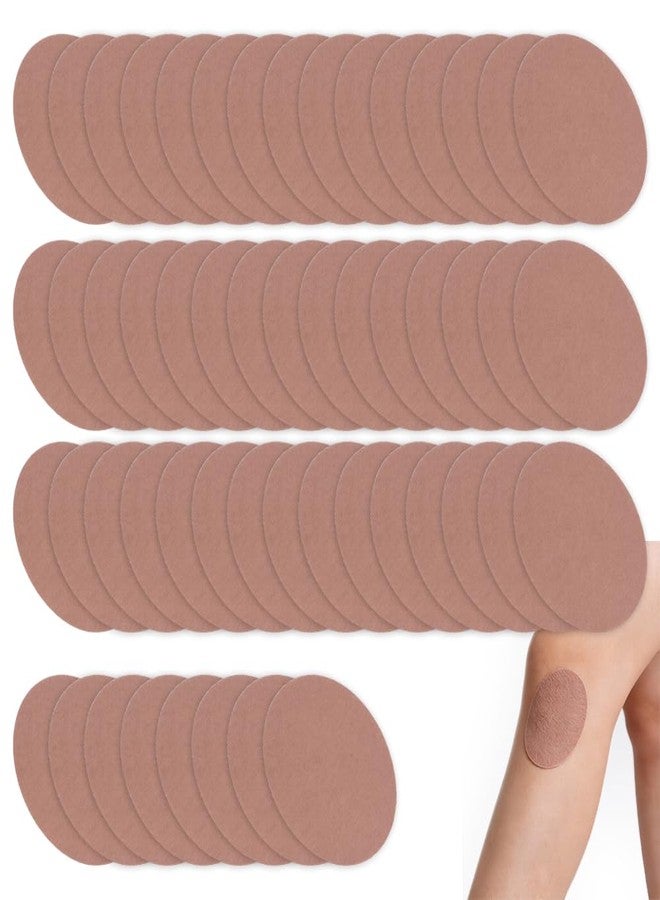 TWZKXC 80 Pack Inner Thigh Anti Chafing Friction Patches Tapes, 4.53" L x 3.54" W Thigh Protectors, Thigh Inner Anti Chafing Sticker for Rubbing Protect Silent Sticker, Light Brown - Image 1