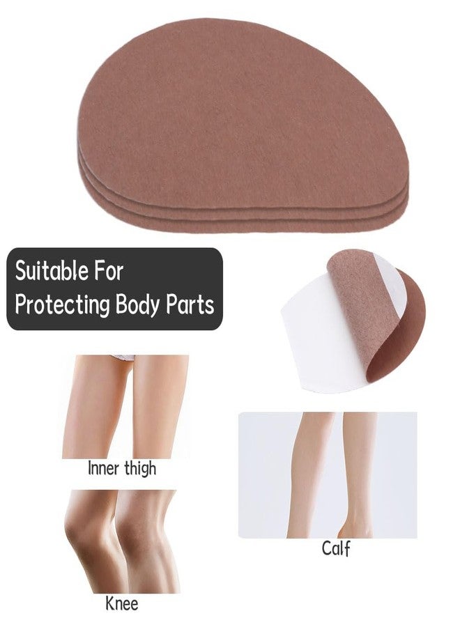 TWZKXC 80 Pack Inner Thigh Anti Chafing Friction Patches Tapes, 4.53" L x 3.54" W Thigh Protectors, Thigh Inner Anti Chafing Sticker for Rubbing Protect Silent Sticker, Light Brown - Image 3